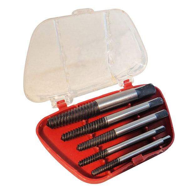 Set Extractores de Tornillos Manual 5 Piezas Silver Shadow
