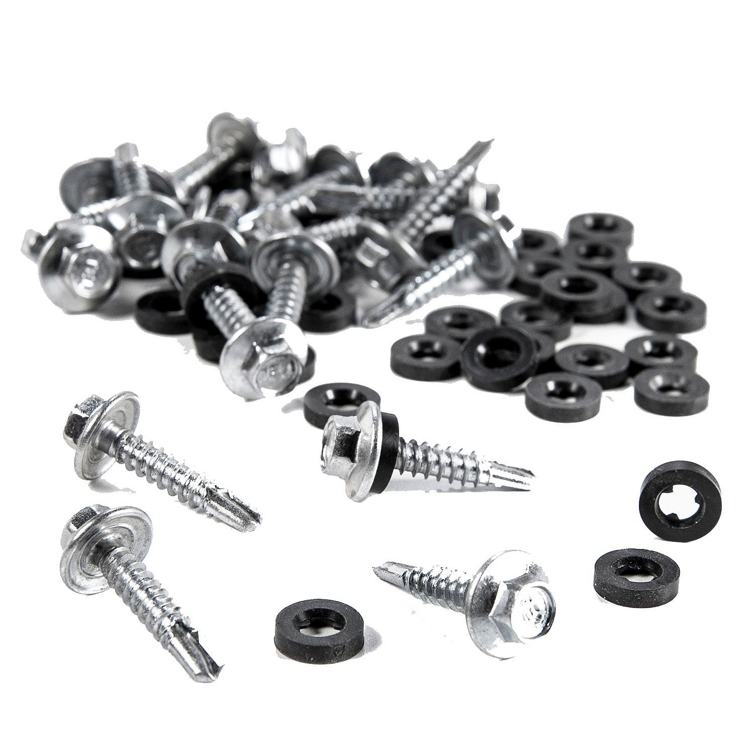 Tornillo Hexagonal 5,5x25,4 Mm Para Metal 20 Un Tel