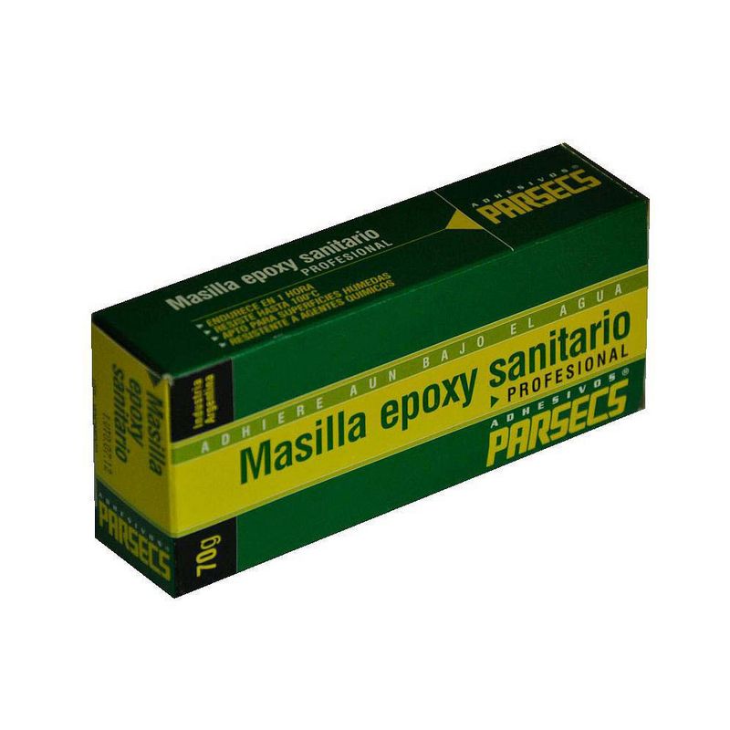 Masilla Epoxy 10 Min Seca Bajo Agua Parsecs 70 Gr Typion