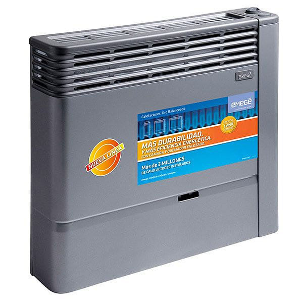 Calefactor Sin Salida 8000 Kcal/h 60 m2 Gris 3180 Emege