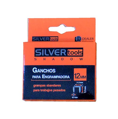 Grampa para Engrampadora 12 Mm Silver Shadow