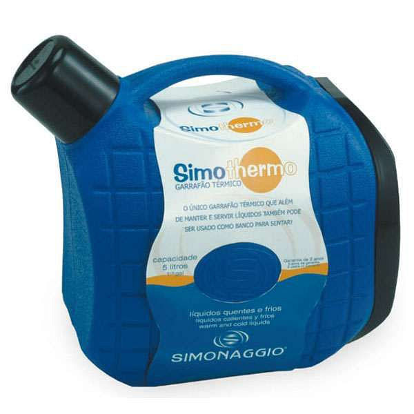 Bidón Térmico 5 Lts Azul Simonaggio