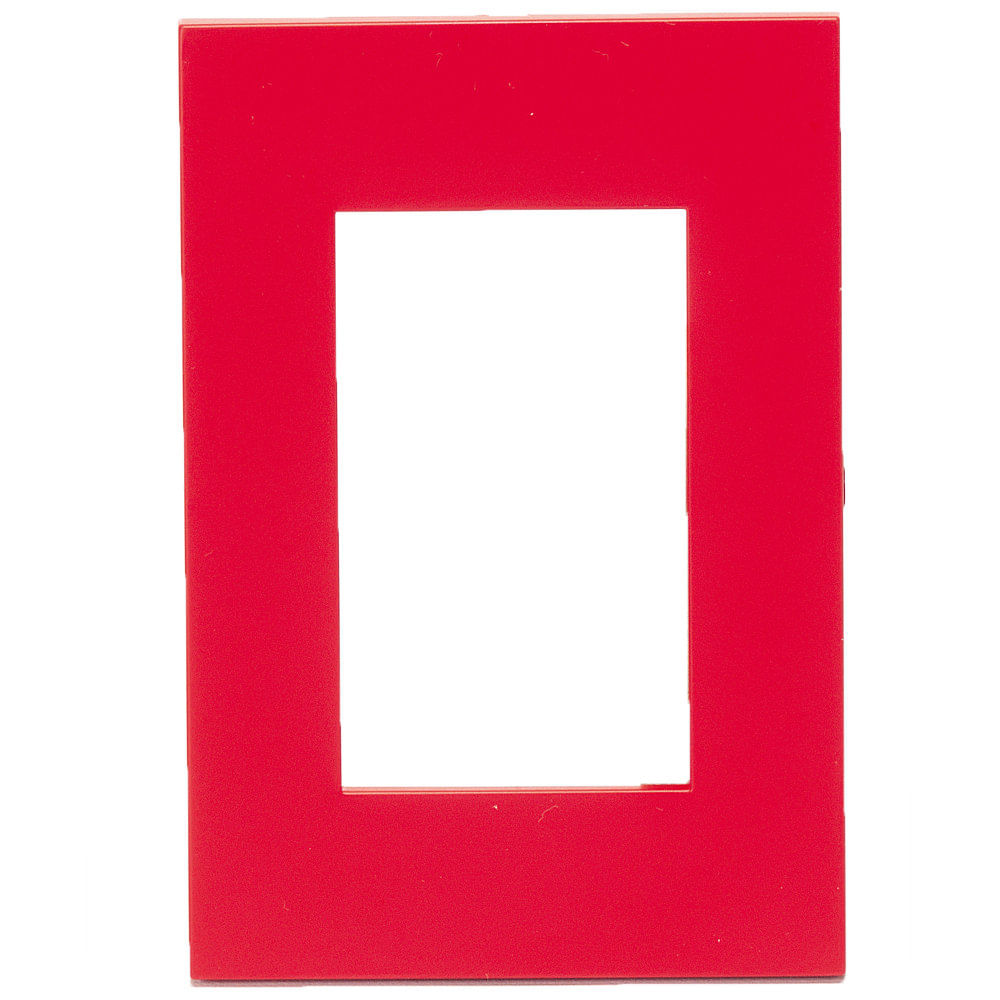 Tapa Módulos Rojo Platinum Jeluz