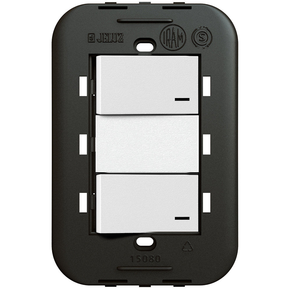 Módulo Semiarmado Blanco 10A Platinum Jeluz