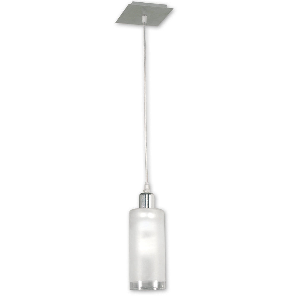 Colgante Cilindro 1 Luz E27 Blanco JS Iluminación