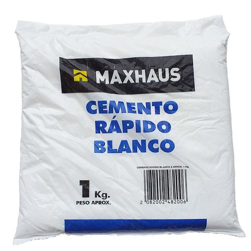 Cemento Rápido Blanco 1 Kg Maxhaus