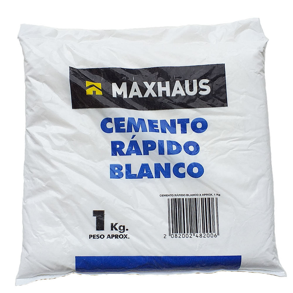 Cemento Rápido Blanco x1 Kg. Maxhaus - Easy