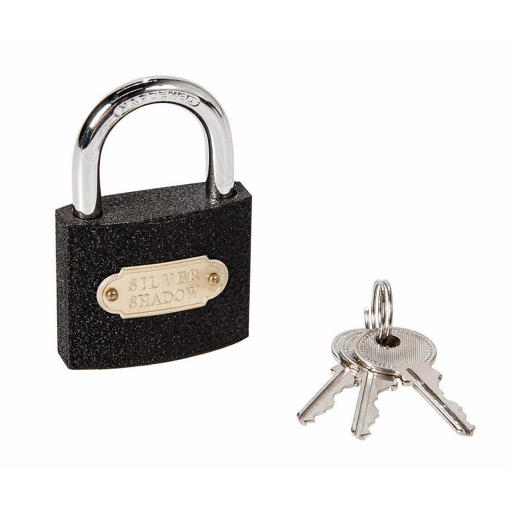 Candado Standard Hierro 40 Mm Negro Silver Shadow