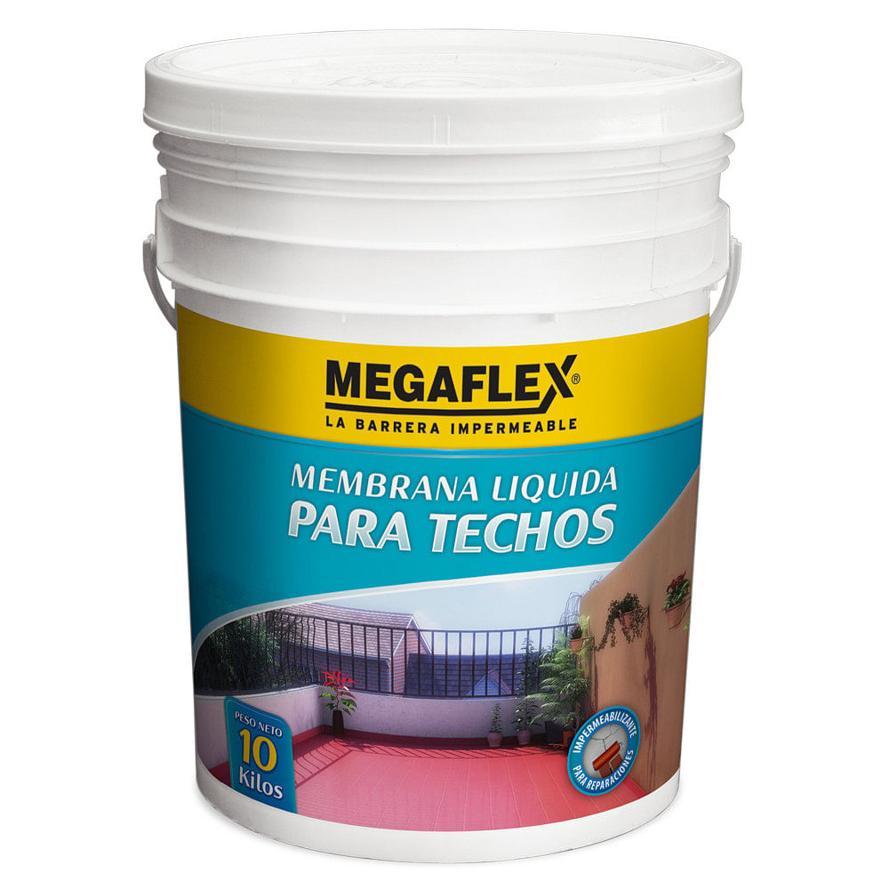 Membrana Líquida Techos 4 Kg 12 M2 Megaflex