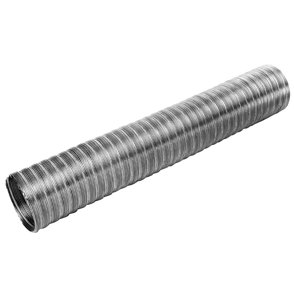 Caño Corrugado para Ventilación 100 Mm Aluminio El Fontanero