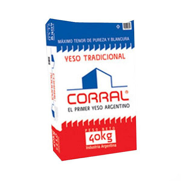 Yeso Tradicional 40 Kg Corral
