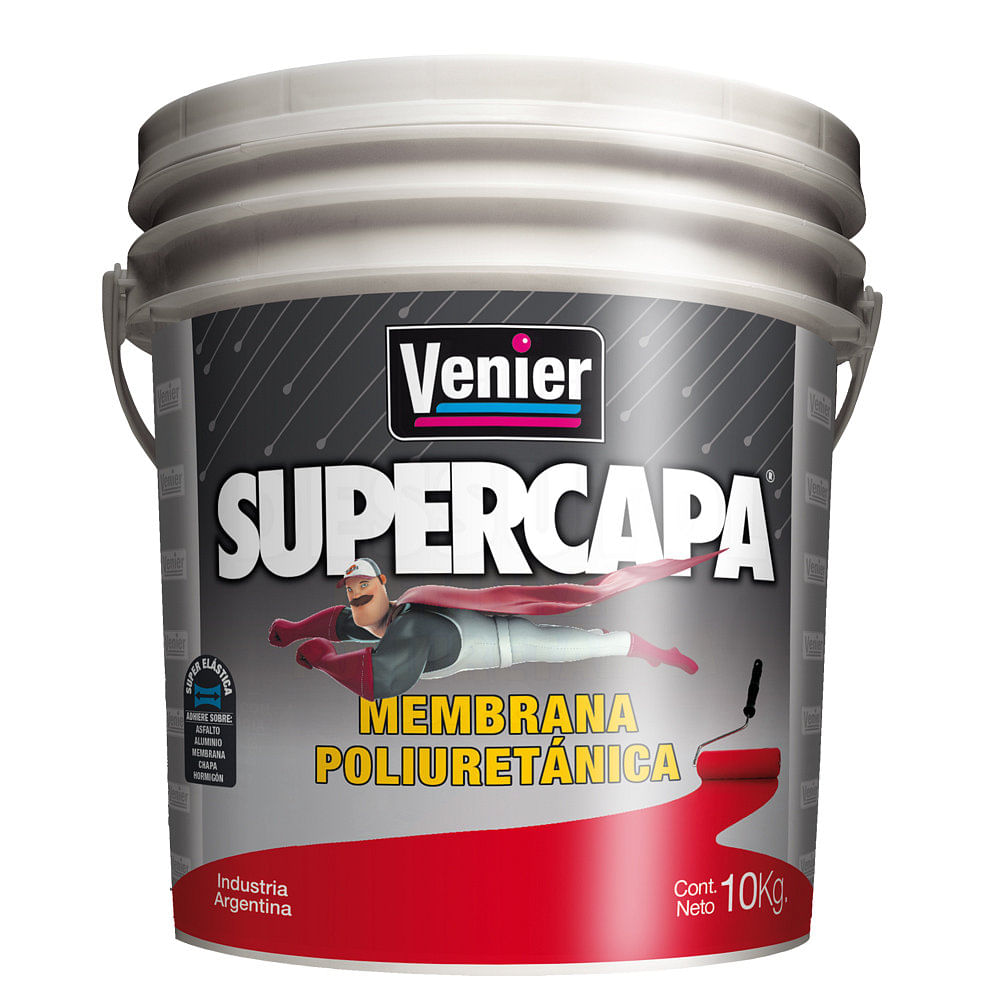 Membrana Poliuretánica Blanco Mate 10 Kg Supercapa Venier