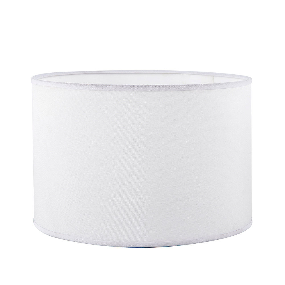 Pantalla Gabar Moderna Circular Blanca 30 X 30 X 20 Monteluz