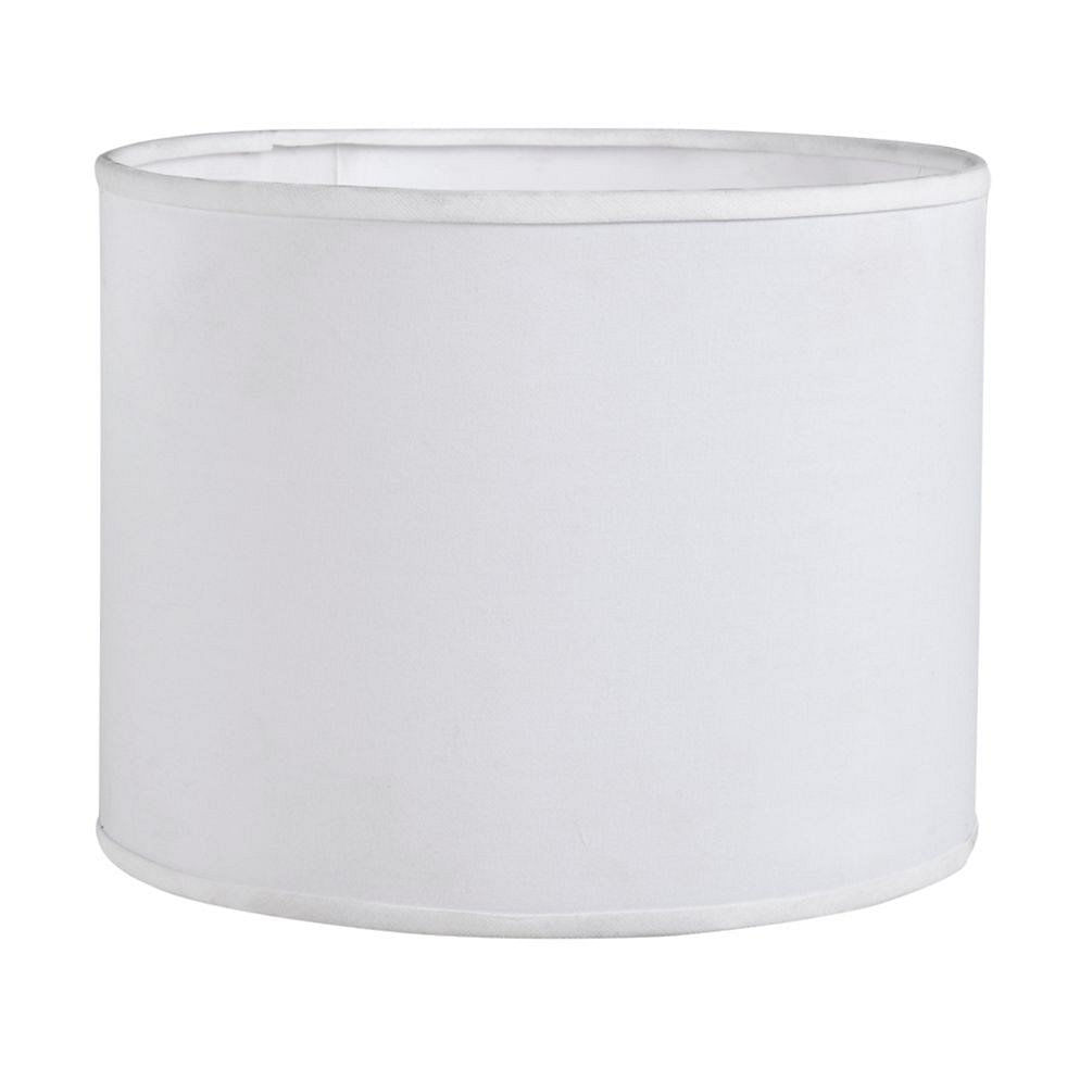 Pantalla Gabar Moderna Circular Blanca 22 X 22 X 17 Cm Monteluz