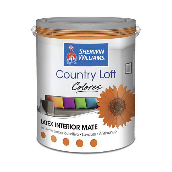 Pintura Látex Interior Naranja Mate 1 Lts Sherwin Williams