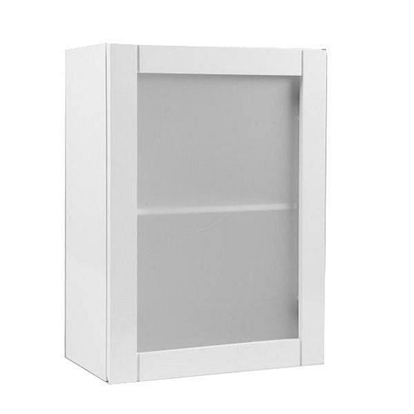 Botiquin con Puerta de Vidrio 39x53x21,8 Cm MDF Blanco 711 ABC