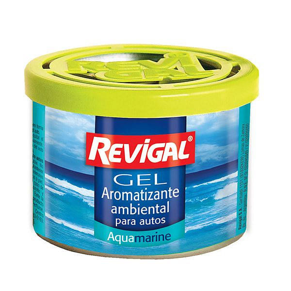 Aromatizante para Auto Gel Aqua Marine 80 Grs Revigal
