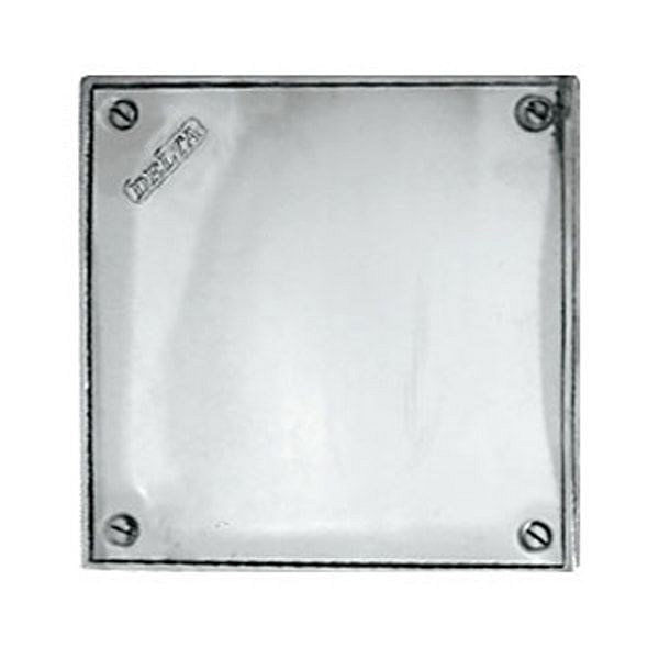 Tapa Ciega Acero Inoxidable 11x11 Cm Delta
