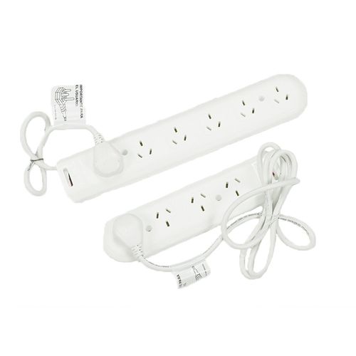 Pack Prolongador 4 Tomas Blanco 1.5 Mts + 6 Tomas Blanco 0.5 Mts Kalop