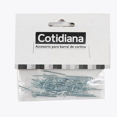 Argollas para Cortinas Metal Plata 1 Cm Ingles Cotidiana