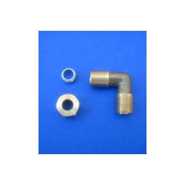 Codo 90° 1/2" Bronce El Fontanero
