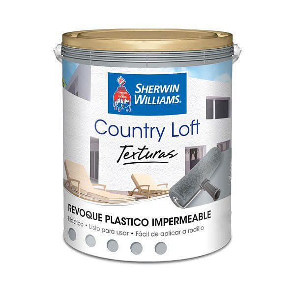 Revestimiento Texturado Acero Texturizado 25 Kg Country Loft Sherwin Williams