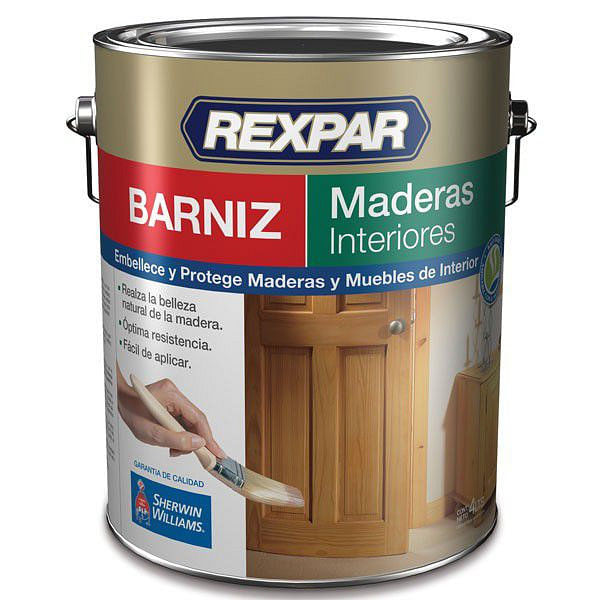 Barniz Satinado Interior 1 Lts Maderas Y Muebles Rexpar Sherwin Williams