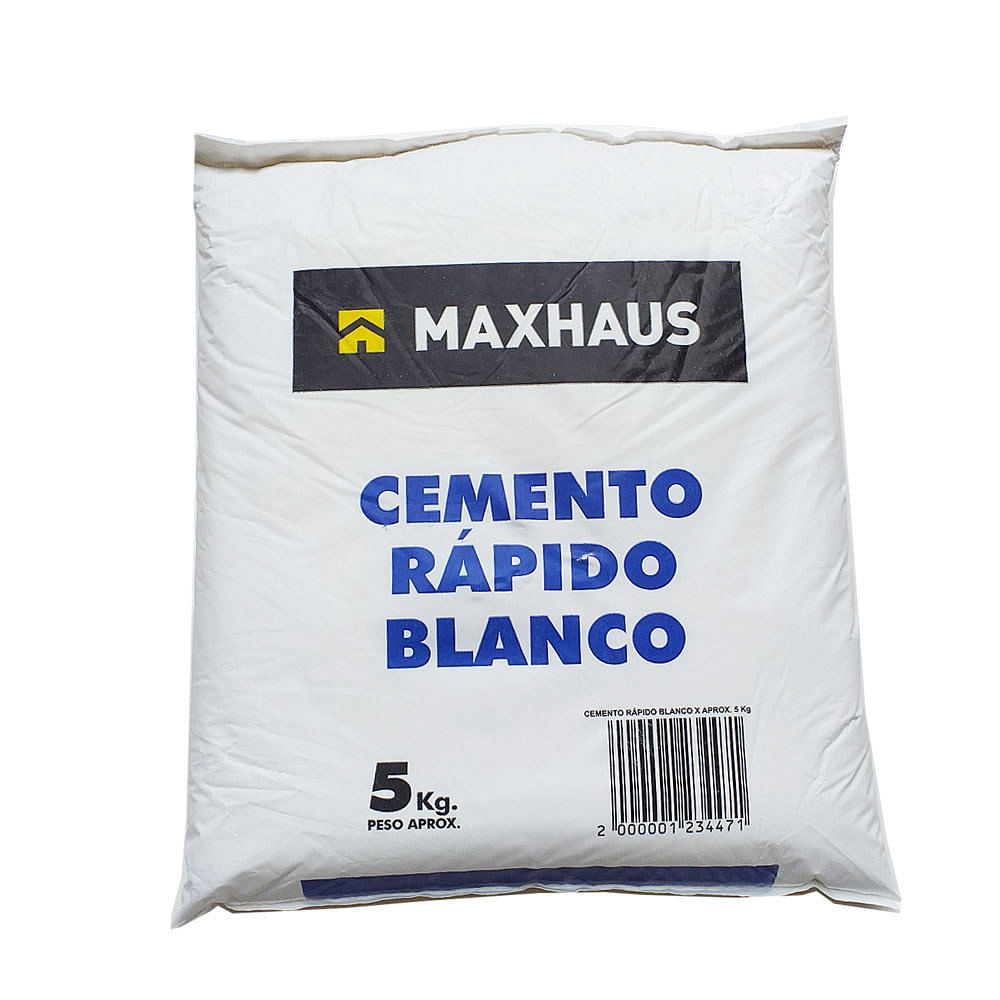 Cemento Rápido Blanco 5 Kg Maxhaus