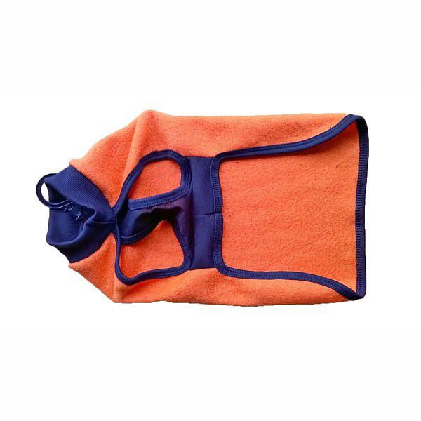 Polar Para Perros 45x20 Cm Naranja y Azul CEC
