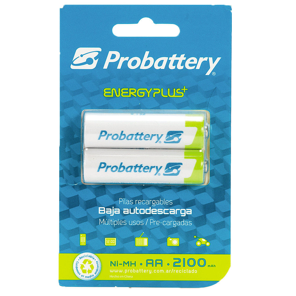 Pila Recargable AA 2 Un Probattery