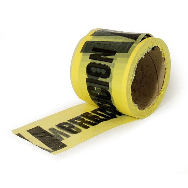 Cinta de Precaución 100 Mts Amarilla Practical