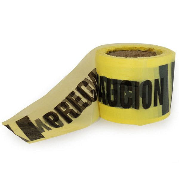 Cinta de Precaución 200 Mts Amarillo Practical
