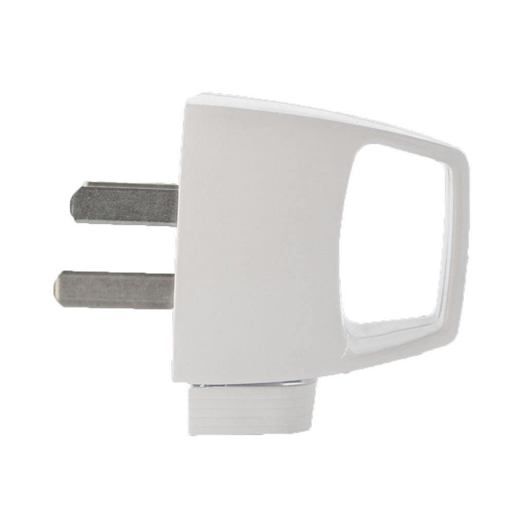 Ficha Macho con Toma Tierra Blanco 10 A Kalop