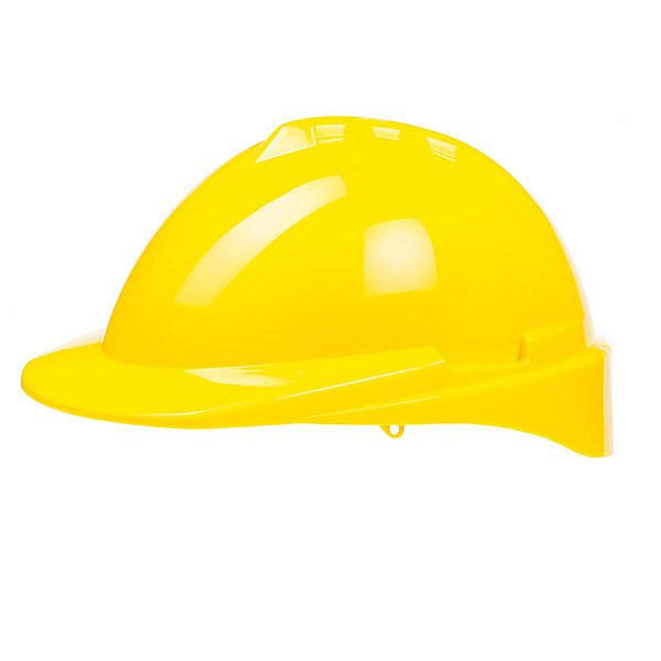 Casco de Seguridad Polipropileno Ajustable Amarillo Milenium Libus