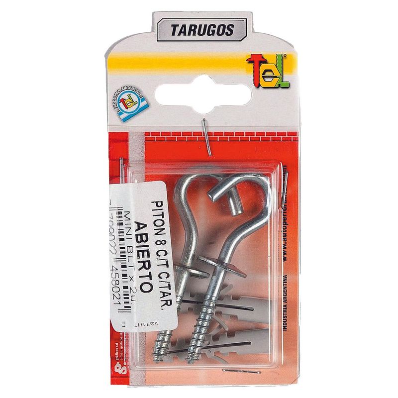 Pitón 8 Abier Con Tope Y Tarugo 2 Unid Easy