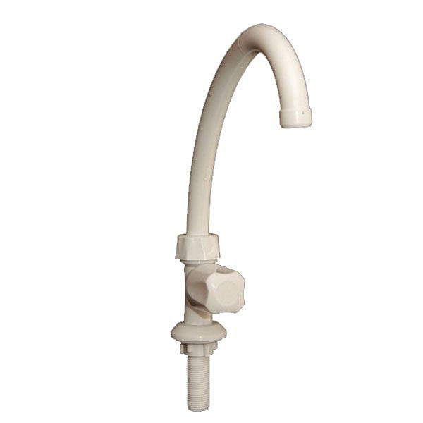 Canilla Monocomando para Mesada Blanca Ginyplas