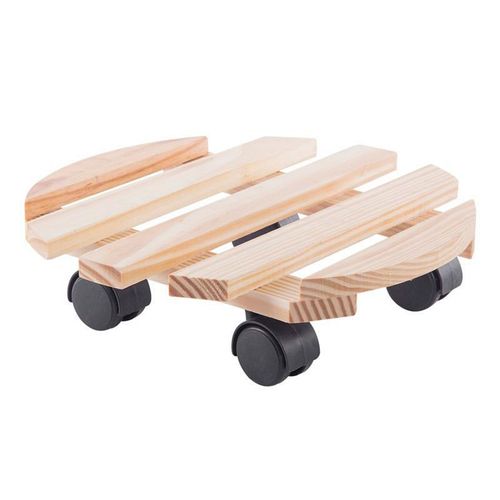 Porta Macetas Madera 30 Cm Natural Roots