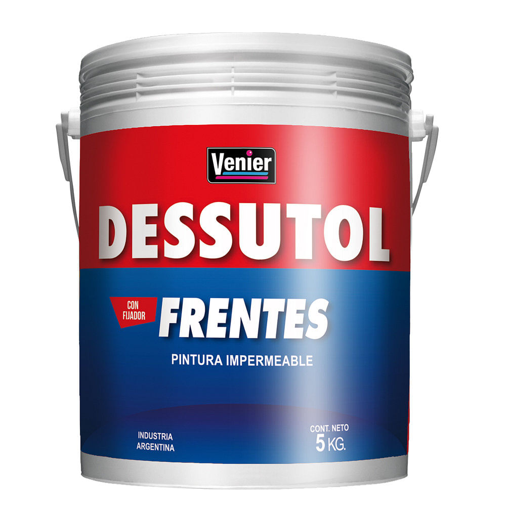 Pintura Impermeable Frentes Blanco Mate 5 Kg Dessutol