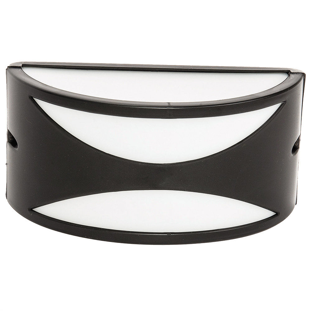 Tortuga PVC Semicircular E27 Negro Abitare