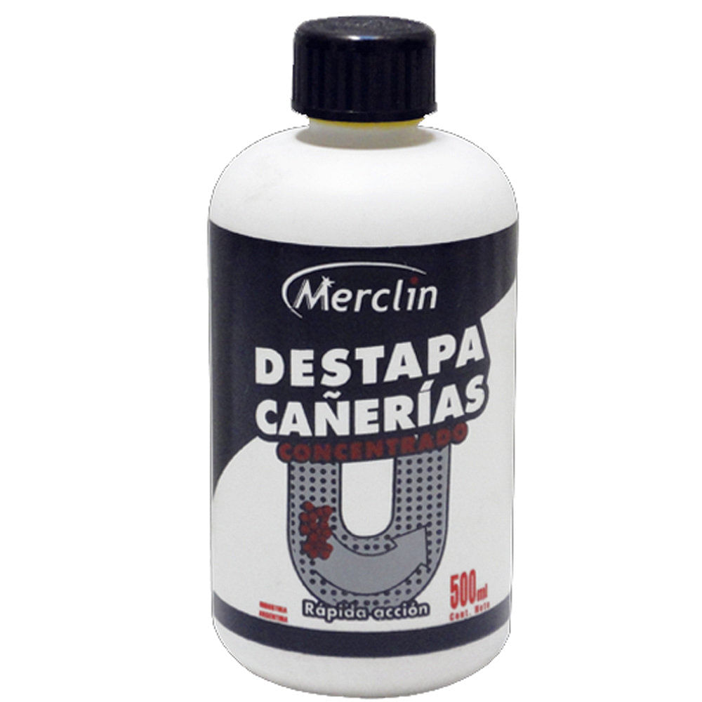 Destapa Cañerías Concentrado 500 Ml Merclin