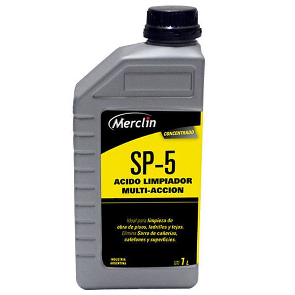 Ácido Limpiador SP-5 Multi-Acción 1 Lt Merclin