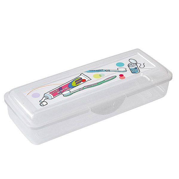 Caja Organizadora 21x8,5x4,5 Cm 2 Lts Polipropileno Transparente Sao Bernardo