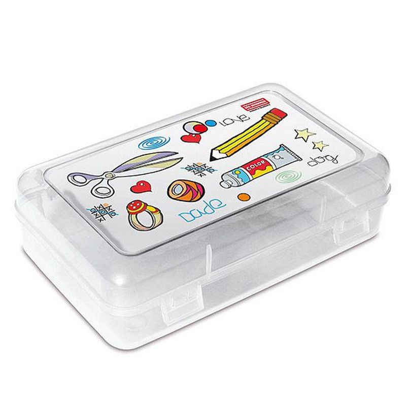 Caja Organizadora Plastica Mediana Pastel X6 Deco 32x23x19 - $ 36.758,37