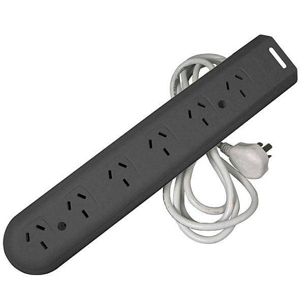 Prolongador 6 Tomas Negro 1.5 Mts Kalop