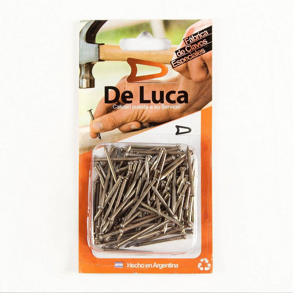 Clavo Acero Cabeza Redonda 2.0x30 Mm 150 Un De Luca