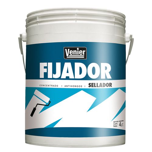Fijador Sellador Interior Mate 4 Lts Venier