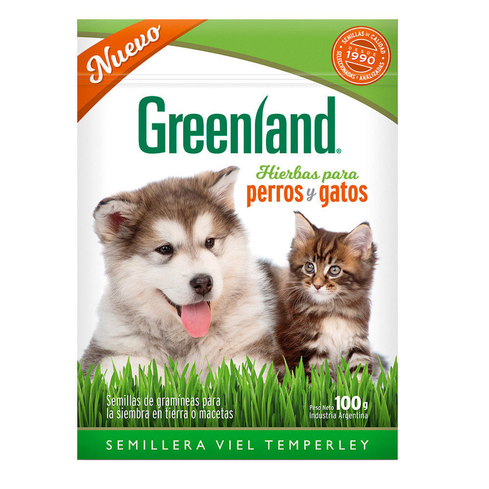 Semillas Gramíneas Para Mascotas 100 Grs Greenland
