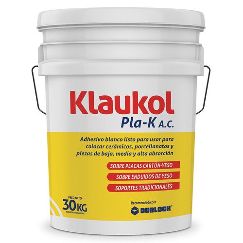 Adhesivo Klaukol Acrílico Blanco 30 Kg Sika