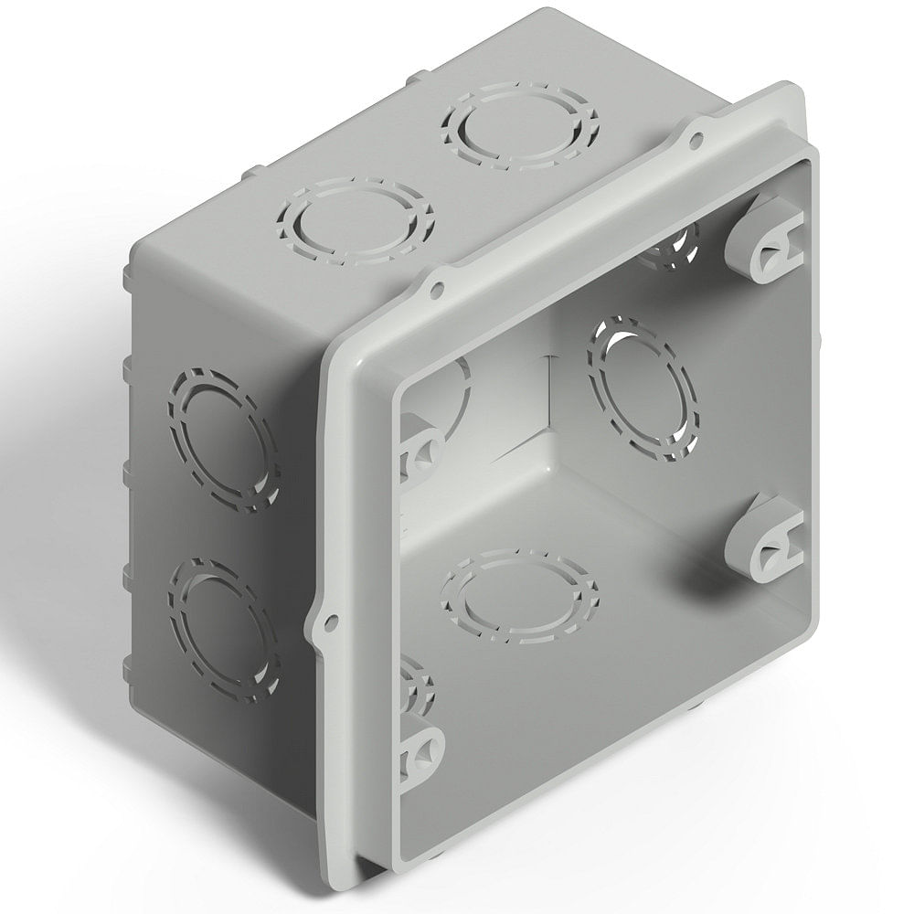 Caja de Embutir Cuadrada 10 Cm Mignon Genrod