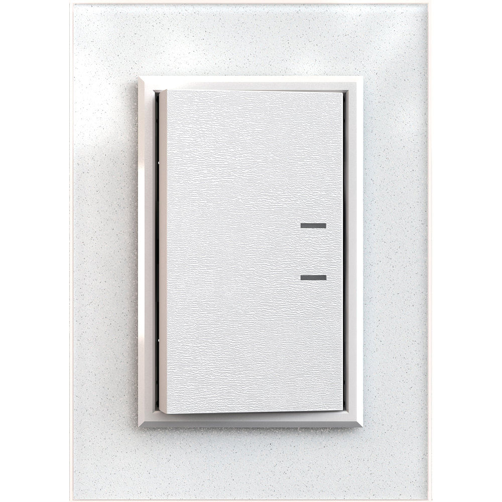 Línea Armada 1 Interruptor Blanco 10 A Cristal Jeluz